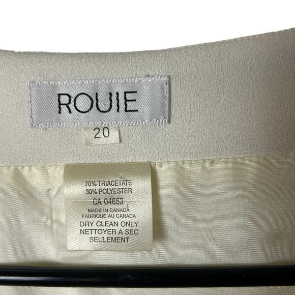 Vintage ROUIE dress, women size 20.Partial button front,long sleeve,maxi - Picture 5 of 13